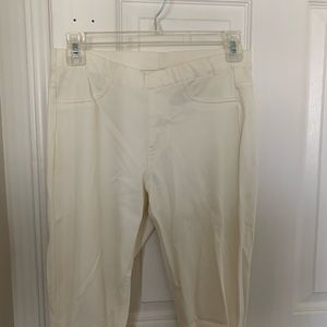 Uniqlo Cream White Jeggings